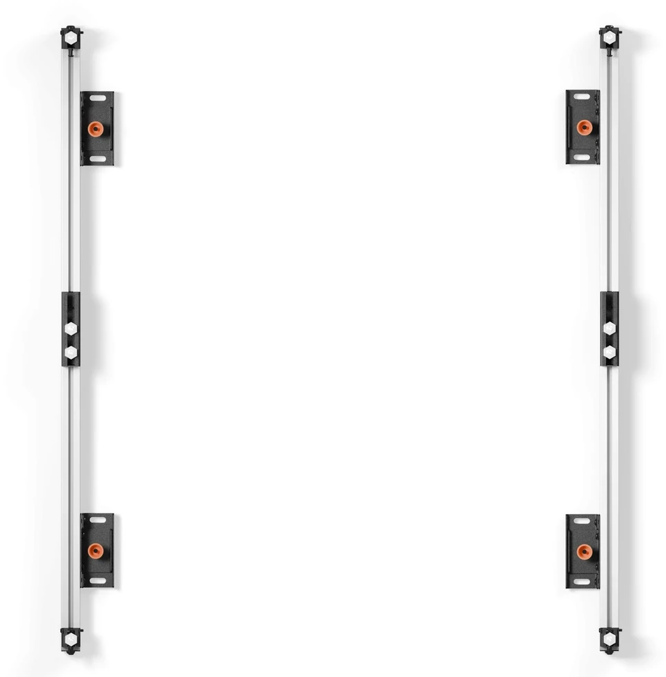 Laikiklis EDBAK ULS2500 universali LED sistema 2 spintelėms 500 mm | Juodas