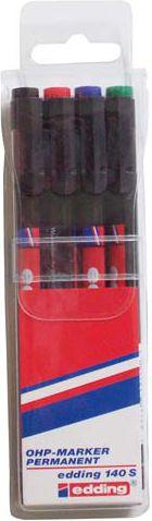 Edding 140 S OHP Marker Permanent 0,3 mm. 4vnt.