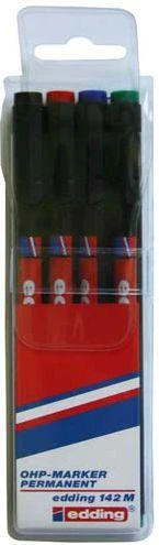 Edding 142 M OHP Marker Permanent 1mm. 4vnt.