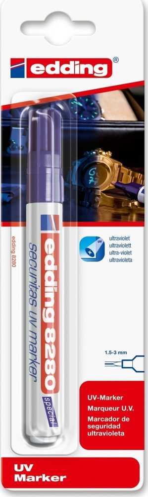 Edding Marker Edding® 8280 skaidrus UV - usynlig mærkning/tyverisikring