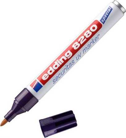 Edding Marker Edding® 8280 skaidrus UV - usynlig mærkning/tyverisikring