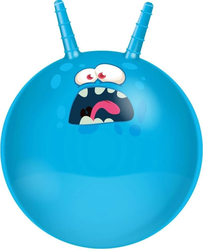 Eddy Toys Mėlynas šokinėjimo kamuolys su rankenomis 45cm