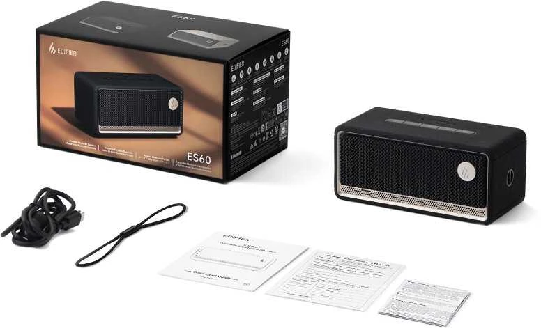 Garsiakalbis Edifier ES60 TCODE juoda Bluetooth retail