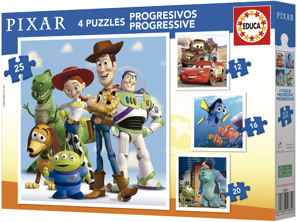 Educa dėlionė 73 vnt. - Disney Pixar