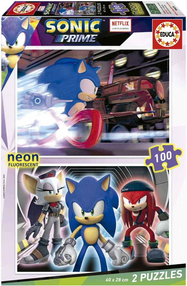 Educa dėlionė 2x100 vnt. - Sonic
