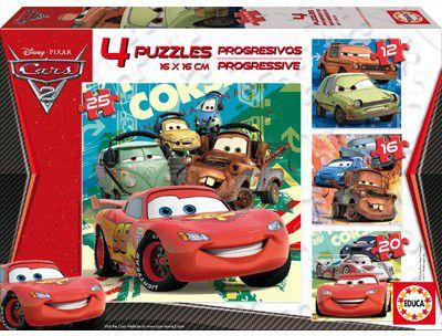 Educa - Dėlionė - 12-16-20-25 Automobiliai (80-14942)