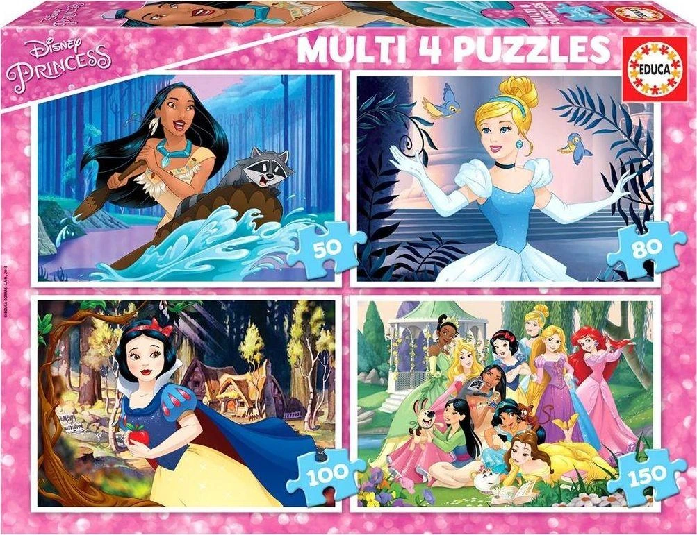 Educa dėlionė 380 vnt. - Disney Princesės aprašymas - Prekės nuotrauka