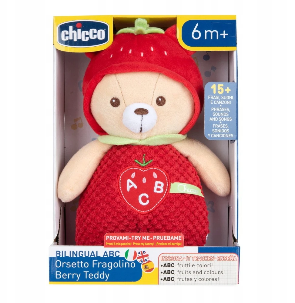 Chicco Edukacinis meškiukas BERRY PL/DE/EN CHICCO