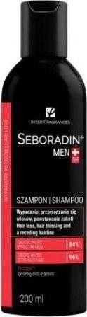SEBORADIN Men šampūnas vyrams nuo plaukų slinkimo ir plikimo, 200 ml