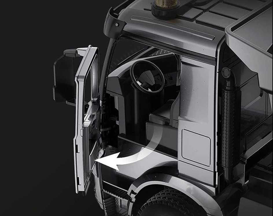Mercedes Arocs METAL vairuojamas savivartis EE su puspriekabe 1:20 RC0667