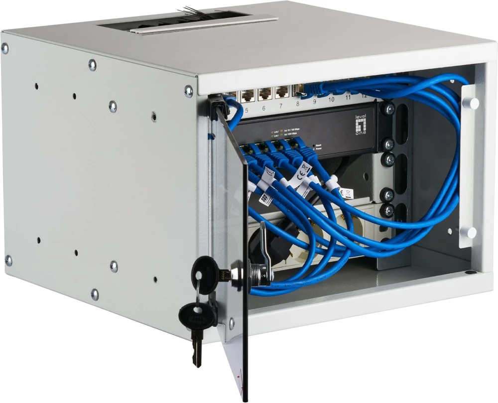 Efb Elektronik EFB 10" sieninis korpusas, 4U, 300 mm gylio, 1 dalies, RAL7035