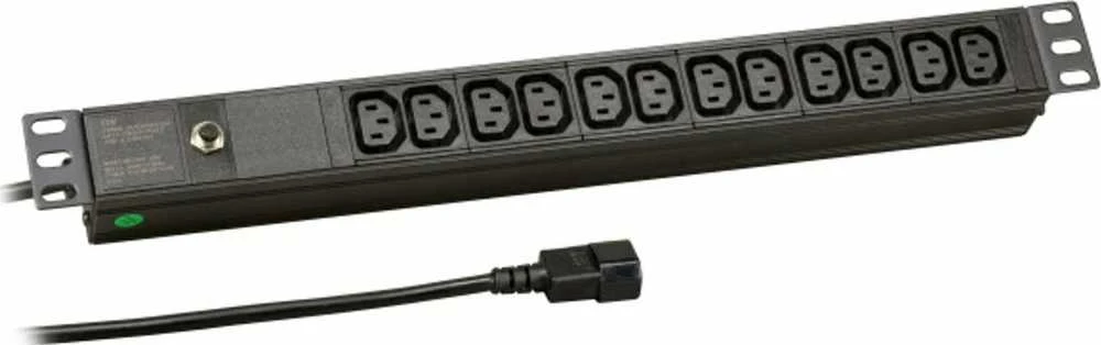 EFB EFB 19'' 1HE Steckdosenleiste für USV 12xC13, Zuleitung C14