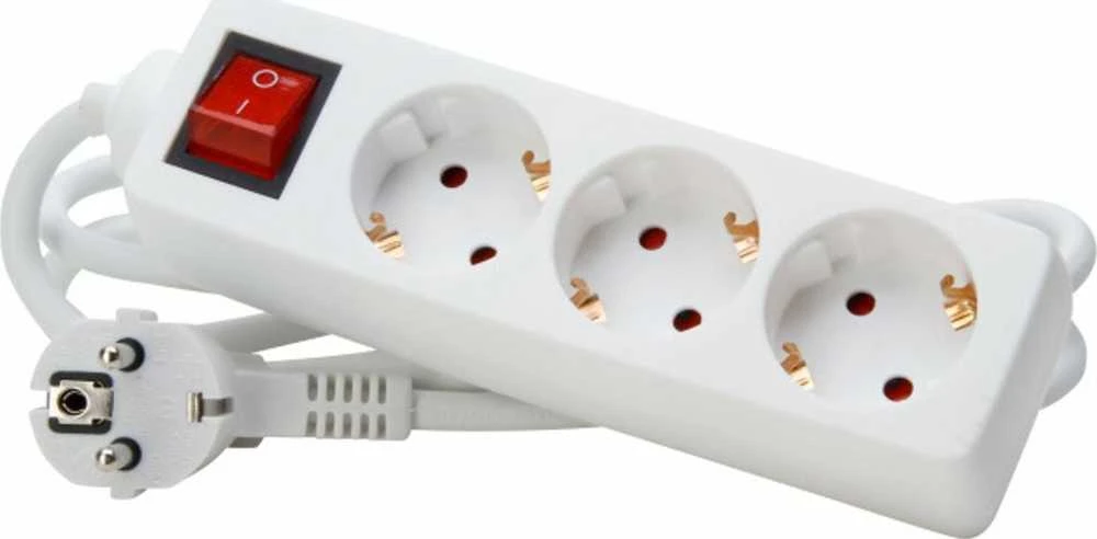 Kopp EFB EFB Steckdosenleiste 3x mit Schalter 1,4m,H05VV-F 3G1,