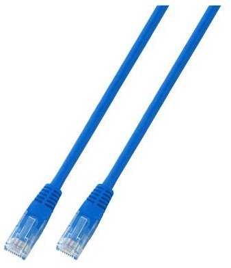 EFB Patchcord Cat.6, U/UTP, PVC, CCA, mėlynas, 10m (K8100BL.10)