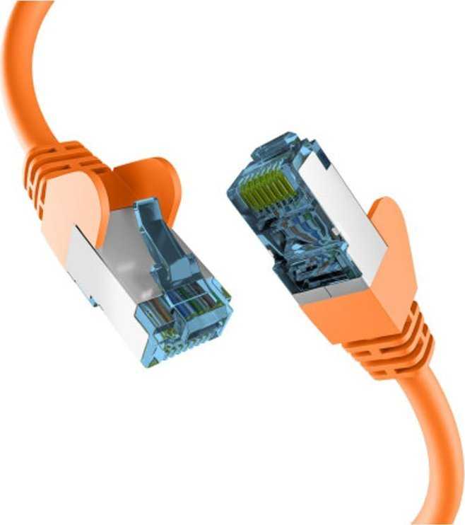 EFB EFB Elektronik EC020200224 kabelis sieciowy Oranžinė 3 m Cat7 S/FTP (S-STP)