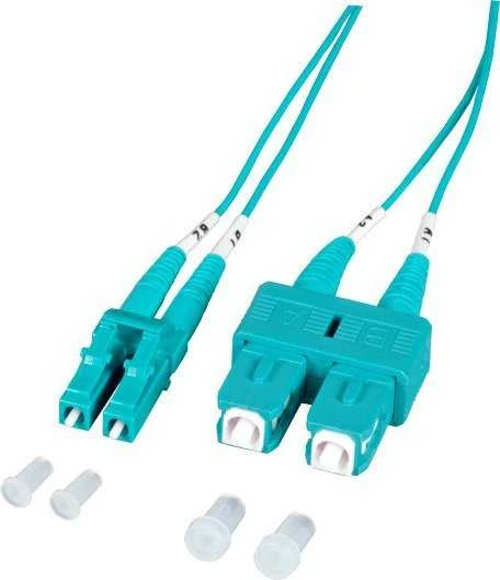 EFB EFB Elektronik O0314.5-1.2 optinis kabelis 5 m 2x SC 2x LC OM3 Aqua color