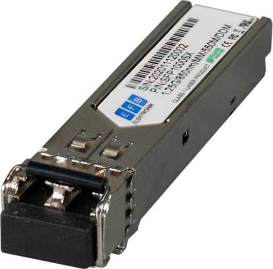Šakotuvas EFB EFB Elektronik SFP1000SX moduł przekaźników sieciowych Swiatłowód 1250 Mbit/s SFP 850 nm