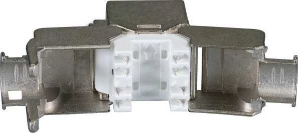 Efb Elektronik EFB EFB Keystone Cat6A/RJ45/10GE Slim, Metall, Werkzeugfrei