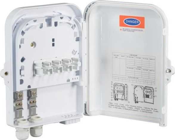 Efb Elektronik EFB Przełącznica FTTH zewnętrzna nasłupowa/ścienna 8xSC Simplex/LC Duplex IP65