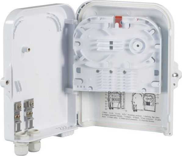 Efb Elektronik EFB Przełącznica FTTH zewnętrzna nasłupowa/ścienna 8xSC Simplex/LC Duplex IP65
