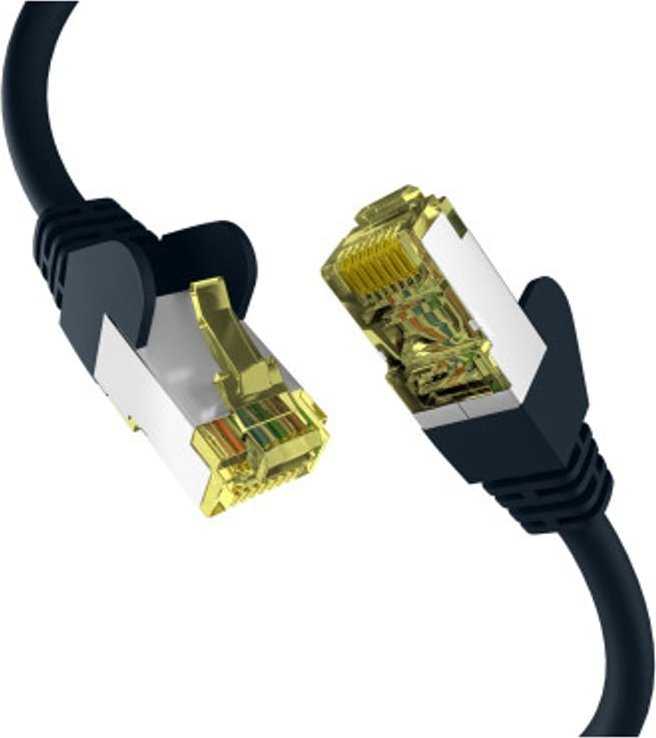 Efb Elektronik M-Cab CAT6A Juodas 5M PATCH CORD/RJ45 S/FTP LSZH 10GBIT CU LAN