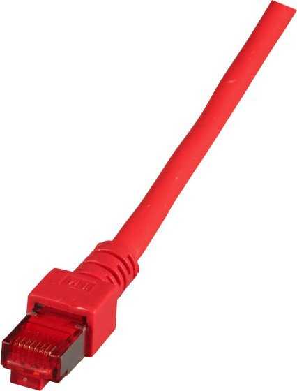 Efb Elektronik EFB EFB RJ45 jungiamasis kabelis S/FTP Cat.6 LSZH 0,15 m RAUDONAS grynas varis Patentuotas ilgio įspaudas ant apsaugos nuo lenkimo movos