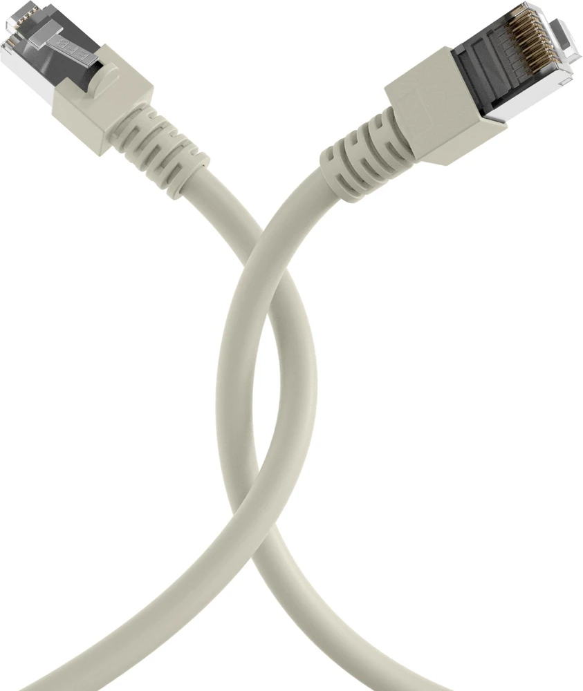 Efb Elektronik Patch kabelis (0.15m, SF/UTP, CAT5e, pilkas)