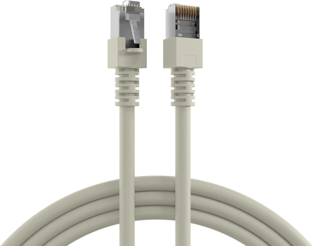 Efb Elektronik Patch kabelis (0.15m, SF/UTP, CAT5e, pilkas)