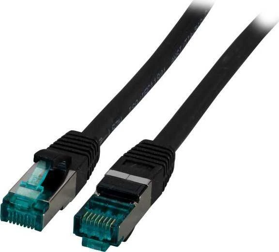 Efb Elektronik EFB RJ45 Kabelis krosowy S/FTP, Cat.6A, LSZH, 0,25m, juoda (MK6001.0,25B)