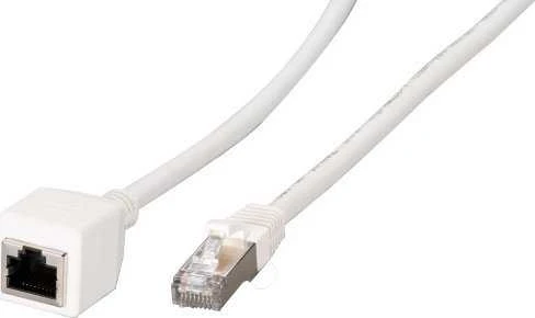 Efb Elektronik EFB RJ45 S/FTP patch kabelio prailginimas, Cat.6A, AWG26, LSZH, 1m, Balta (K5546WS.1)