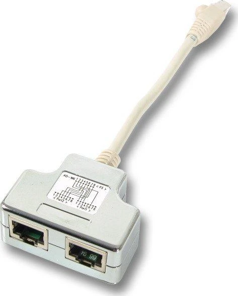 Efb Elektronik Adap. EFB T Cat.5e 2x10/100BaseT K5122.0