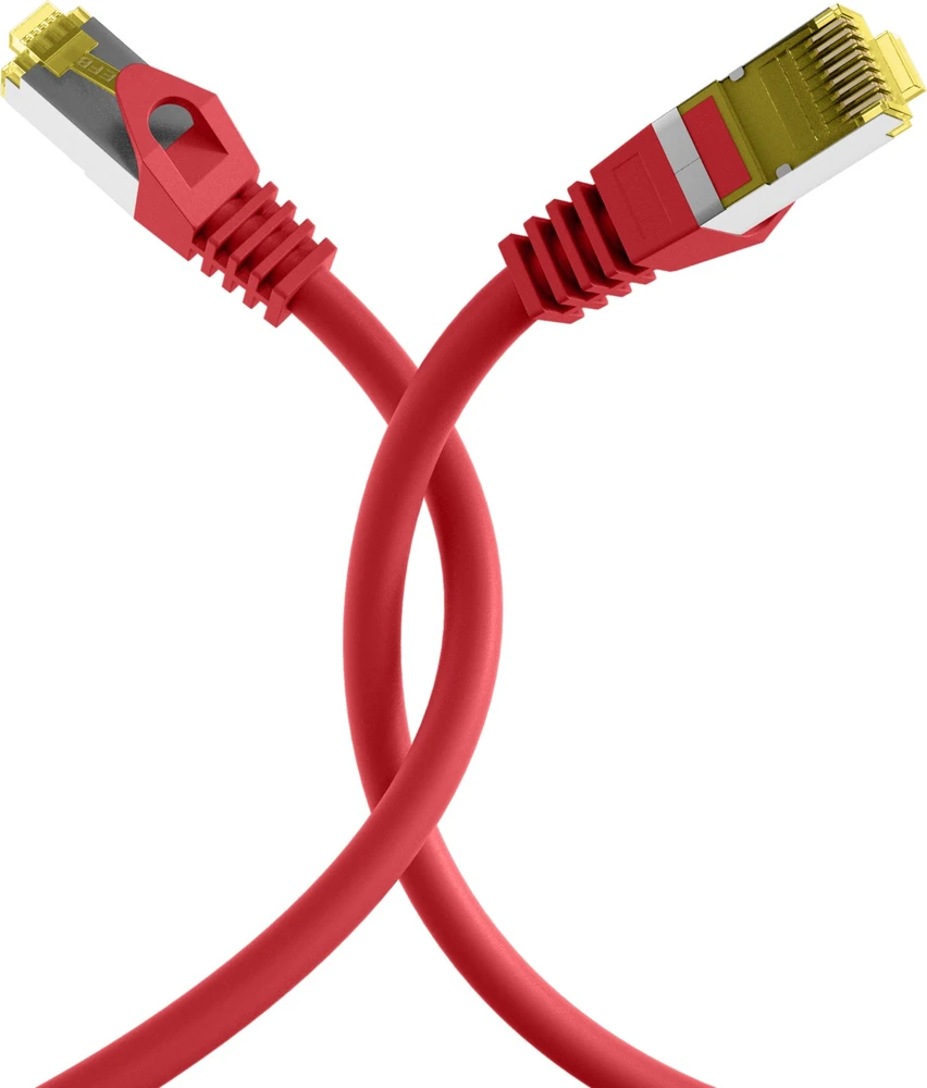 EFB EFB Elektronik MK7001.0,15R kabelis sieciowy Raudona 0,15 m Cat6a S/FTP (S-STP)