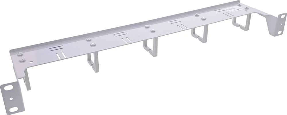 EFB InLine® 19'' organizatorius, 5 plastikiniai laikikliai horizontaliai, RAL 7035, pilka