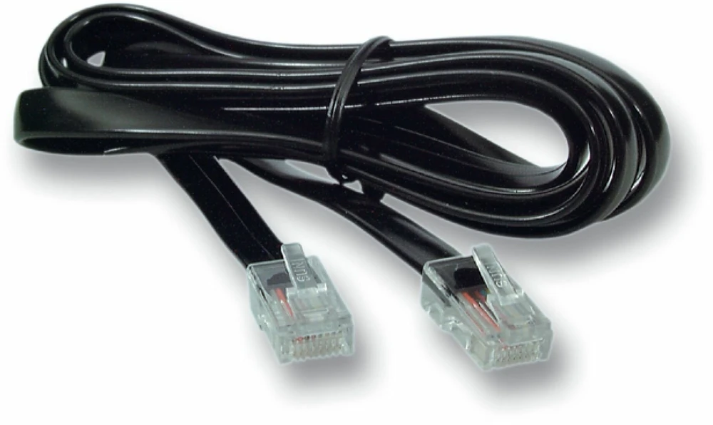 EFB Elektronik K2406SW.2, 2 m, RJ-12, RJ-45, vyriškas, vyriškas, juodas