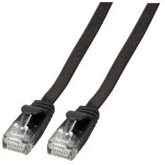 Efb Elektronik EFB kabelis sieciowy juoda 0,5 m Cat6a U/UTP (UTP)