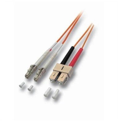 Efb Elektronik EFB Šviesolaidinis kabelis Duplex Jumper LC-SC 50/125 OM2 10 metrų LSZH Be halogenų geltona 2.0mm patikrintas su matavimo protokolu (O0320.10)
