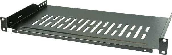 EFB Półka do szafy 19'' EFB-Elektronik 250mm, 1U, perforowana, juoda