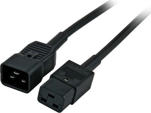 Efb Elektronik Maitinimo kabelis EFB EFB Kaltgeräteverl. C20 180°–C19 180°, plotis, 1,8 m, 3 x 1,50 mm