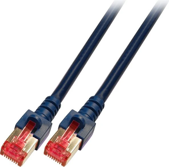 RNS® jungiamasis kabelis su apsauga nuo fiksavimo, Cat. 6, S/FTP, PiMF, PVC, 250MHz, juodas, 3m, Good Connections (8060-030S)