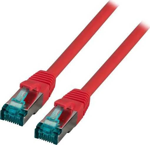 Efb Elektronik EFB EFB RJ45 Patchkabel S/FTP, Cat.6A, LSZH, 1m, raudona