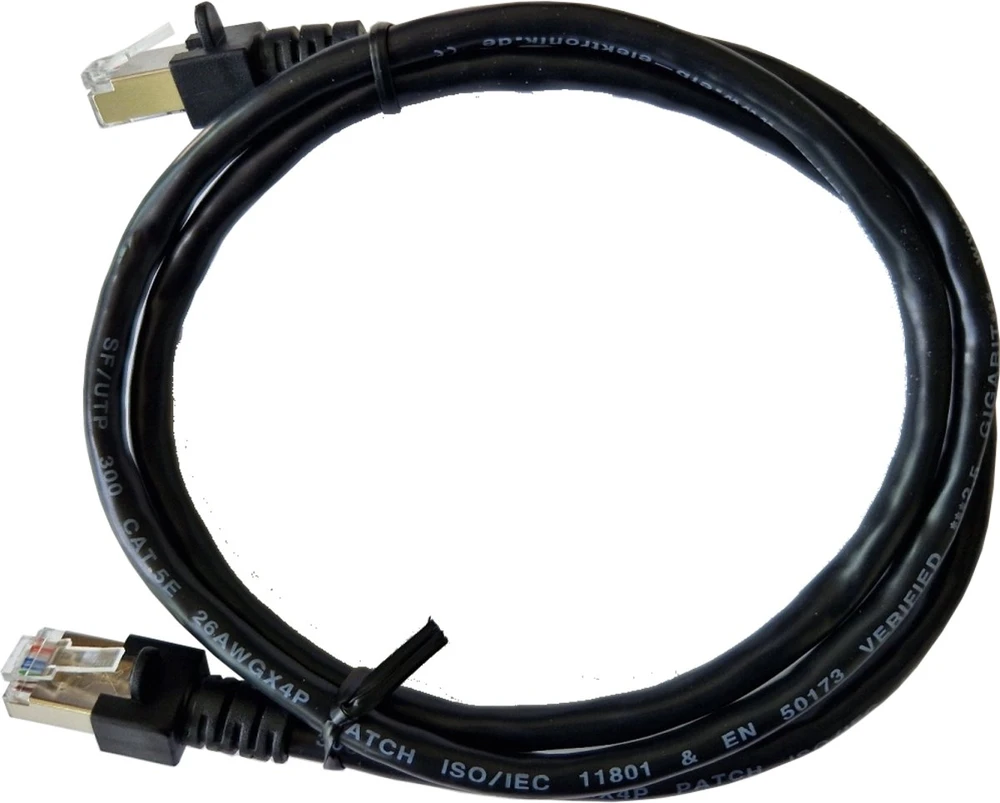 Efb Elektronik EFB RJ45 Patchkabel SF/UTP, Cat.5e, PVC, CCA, 5m, juoda