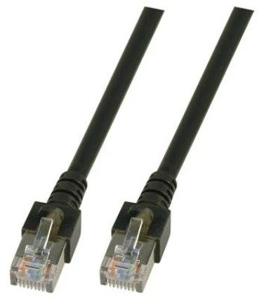 EFB RJ45 S/FTP Cat5e kabelis sieciowy Juodas 1 m SF/UTP (S-FTP)