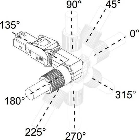 Efb Elektronik C6A savaime užsifiksuojantis RJ45 kištukas