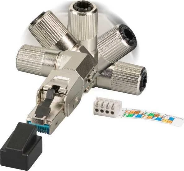 Efb Elektronik C6A savaime užsifiksuojantis RJ45 kištukas
