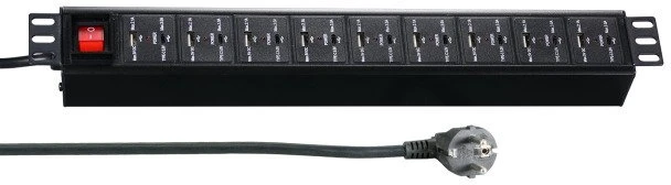 EFB Rozgałęziacz Elektronik 3 m wewnętrzna juoda (EK631USB.1,5)