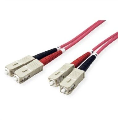 Efb Elektronik EFB Wysokiej jakości kabelis LWL typu duplex 50/125 m OM4 SC/SC, 2 m