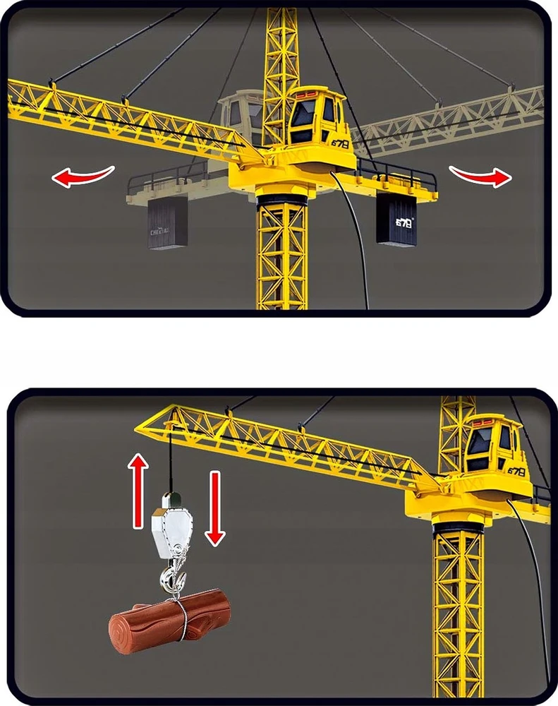 Egaleco Statybinio krano modelis