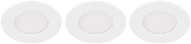 EGLO EGLO FUEVA 5 INDBYG. 3X2,7W DÆMPB. 300LM Ø86 IP44 HVID