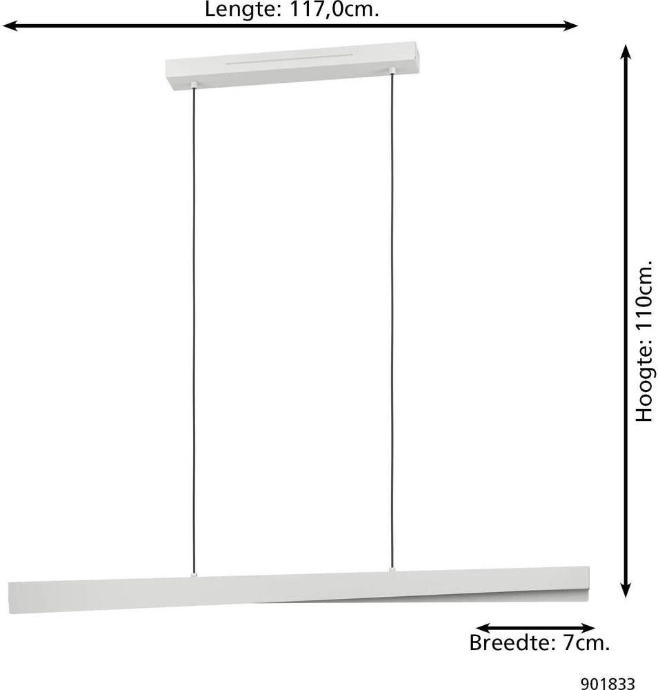 EGLO LOBOLOGNANO-Z MATTER LANGBORD 2300L