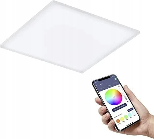 Lubinis šviestuvas „Eglo Turcona-Z“ išmanioji LED panelė – balta (60 x 60 cm) – RGB ir reguliuojamo baltumo – „Zigbee“ ir „Bluetooth“